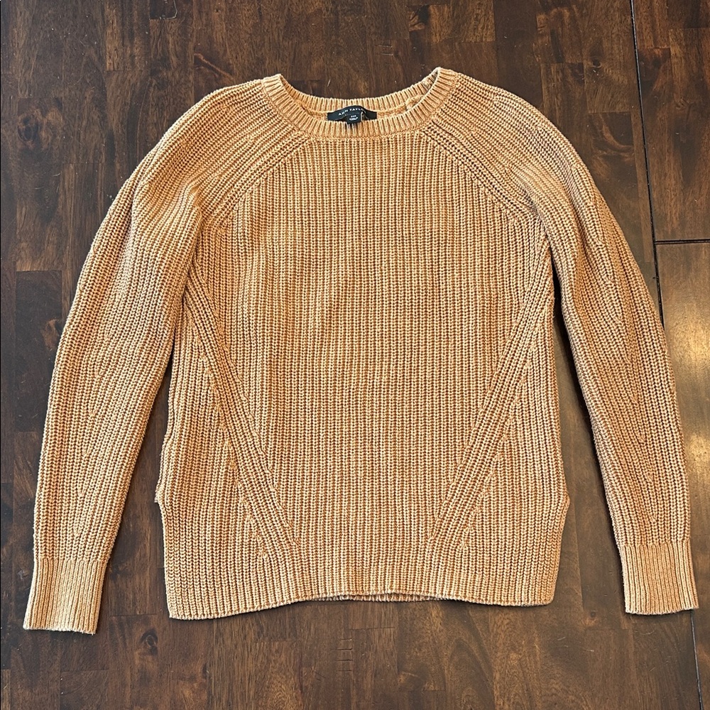 Ann Taylor Women’s Camel Crewneck Sweater